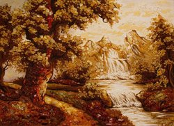 Landscape “Mountain Waterfall”